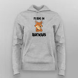 Fluent In Bakwaas Attitude T-shirt For Women