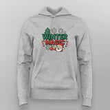 Winter Magic Christmas Hoodie For Women