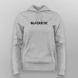 Blackroc Bold Graphic Rock Inspired Streetwear Hoodie For Women