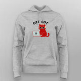 Cat GPT Women's T-Shirt – Purrfectly Programmed Humor