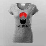 Mr. Singh T-Shirt For Women - Celebrate Punjabi Pride