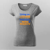 GitHub Merge Requests T-Shirt for women – Dev Life in One Line