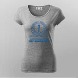 IISC Bangalore Institute Logo Graphic T-shirt For Women