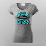 Firewall Defense Mode T-Shirt For Women – Built Like a Network Fortress