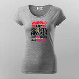 Warning! Science T-Shirt For Women - Fun Geeky