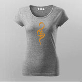 Lord Shiva Om Trishul Sanskrit T-Shirt for Women