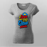 Lost in the Cloud T-Shirt For Women – Digital Disaster Edition