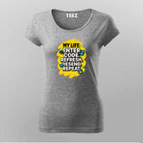 Enter Code Refresh Repeat T-Shirt For Women – Dev Life Loop