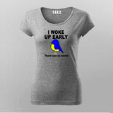 Early Bird Missed Worm T-shirt For Women