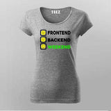 Frontend, Backend, Weekend T-Shirt For Women – Funny Developer