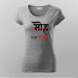 Let Go Rise Higher Spiritual T-shirt For Women