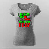 I Blinked, It's 5 PM T-Shirt For Women – Dev Time Warp Edition