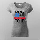AI Took My Job T-Shirt For Women – Reporting to the Algorithm Now
