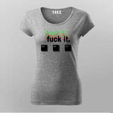 Ctrl Alt Del T-Shirt For Women – Funny Programmer & IT Humor
