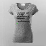 Run Terraform Apply T-Shirt For Women – DevOps Engineer