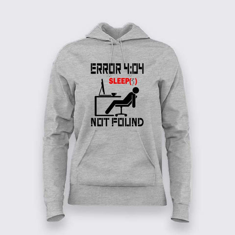 Sleep Not Found Hoodie For Women – Perfect for Coders