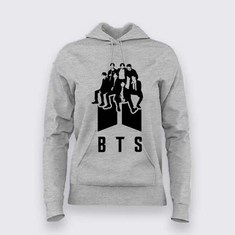 BTS Hoodie For Women – Line Art Edition for True ARMY
