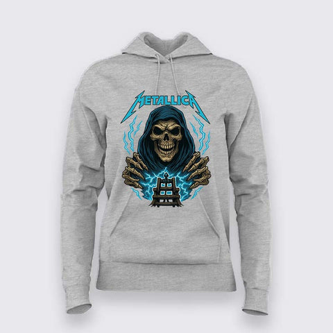 Metallica Grim Reaper Hoodie For Women – Ride the Lightning Edition