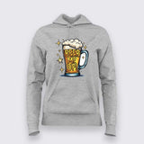 Beer Me Up T-Shirt for Women – Funny Online India Tee