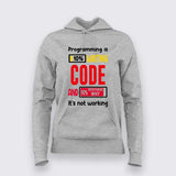 10% Code, 90% Debugging Hoodie For Women – Funny Programmer