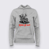 "Trying My Best Funny Sarcasm Hoodie for Women"