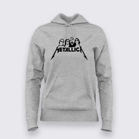 Metallica Hoodie For Women – Legends in Line Art