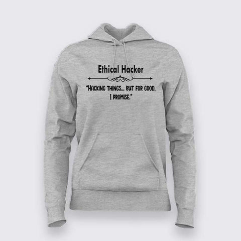 Ethical Hacker Hoodie For Women – Cybersecurity & Tech Enthusiast Tee