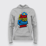 Lost in the Cloud T-Shirt For Women – Digital Disaster Edition