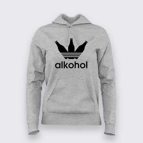 Alkohol Hoodie for Women – Fun Beer Lover Hoodie Online India