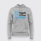H2O Full Science Hoodie For Women  – Funny Physics