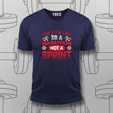 The Gym Life T-Shirt For Men – Marathon Not a Sprint Fitness
