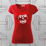 This Is My Gym Time T-Shirt For Women – Perfect for Fitness Enthusiasts
