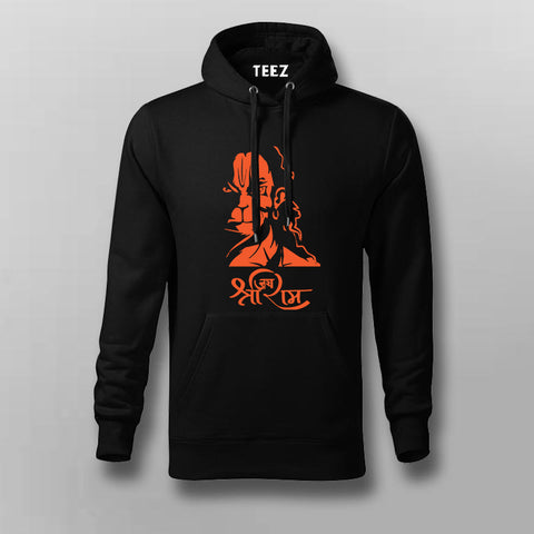 Hanuman Hindu God Jai Shri Ram Hoodies For Men