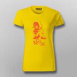 Hanuman Hindu God Jai Shri Ram T-Shirt For Women