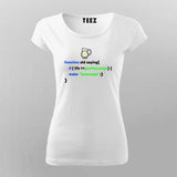 Function Old Says Life = Lemonmade Funny Programmer  T-Shirt For Women