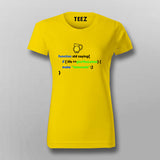 Function Old Says Life = Lemonmade Funny Programmer  T-Shirt For Women