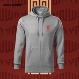Liverpool  Cotton & Zipper Hoodie for Men Reds Fan Gear
