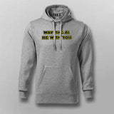 May The AI Be With You Zipper&Hoodie For Men