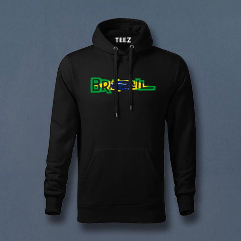 Fan-Made Brazil Hoodie for Men | Seleção Fan Gear
