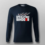 Operation Sindoor T-Shirt For Men – Akash Missile Strike