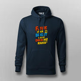 Future Bright Funny Hindi Slogan T-shirt For Men