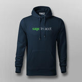 Sage Intacct Logo Accounting Software Graphic T-shirt For Men