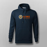 AIIMS Bhubaneswar Logo Cotton & Zipper Hoodie For Men
