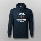 I Code Therefore I Coffee Men’s T-Shirt – Funny Coder Tee