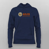 AIIMS Bhubaneswar Logo Hoodie For Women