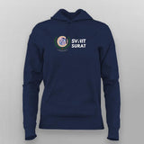 SVNIT Surat Logo Hoodie For Women