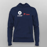 XRP Flare Network Collaboration Hoodie For Women