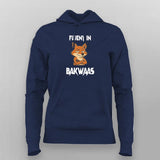 Fluent In Bakwaas Attitude Hoodie For Women