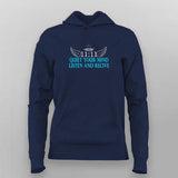 11:11 Quiet Your Mind Hoodie For Women | Teez.in