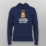 Cool Attitude Dog T-shirt For Women